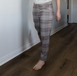 Anthropologie Malcom Women's plaid trousers